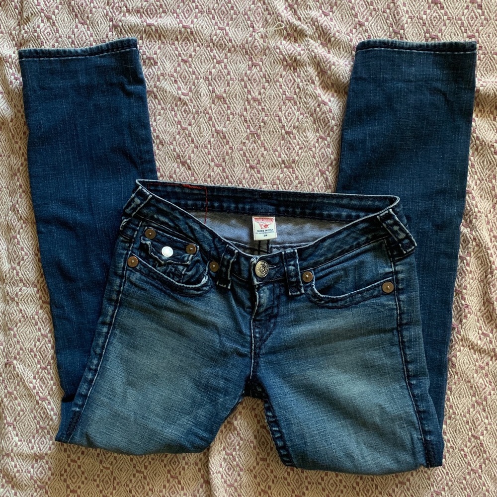 DARK WASH TRUE RELIGION JEANS SIZE 29